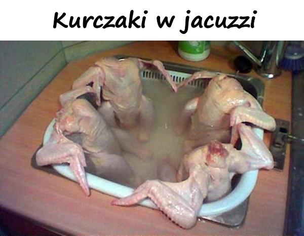Tak się bawią kurczaki w jacuzzi